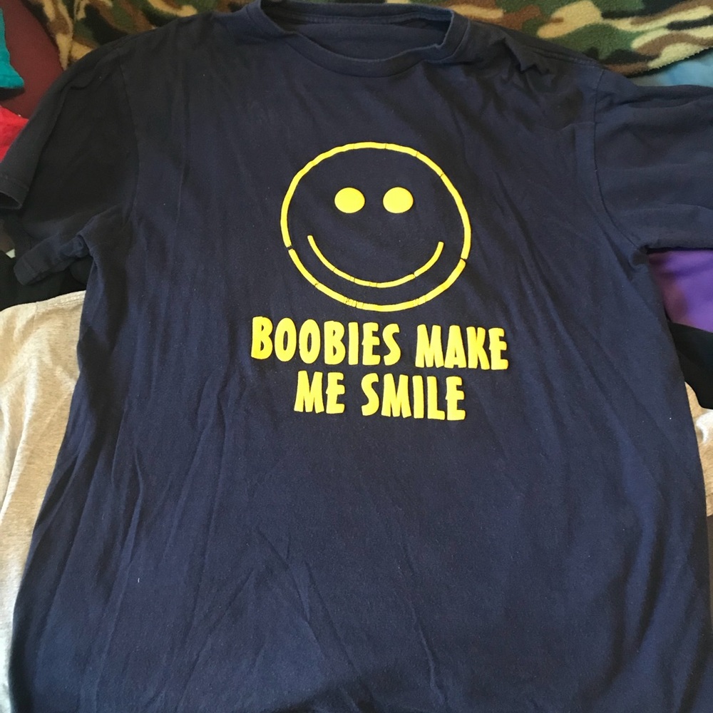 Boobies make me smile shirt